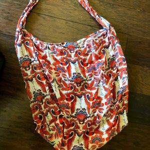 Free People boho shoulder bag Linen